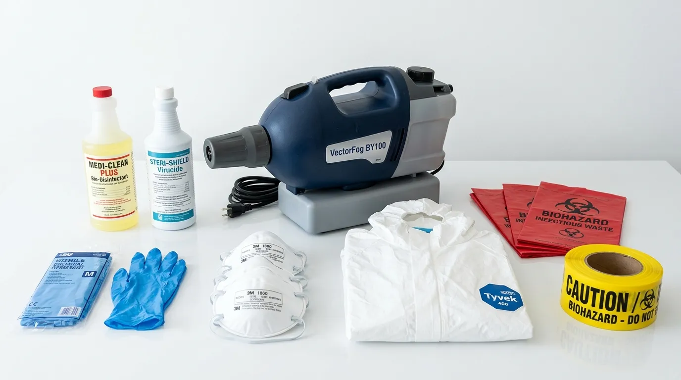 Professional biohazard remediation crew working in Surprise